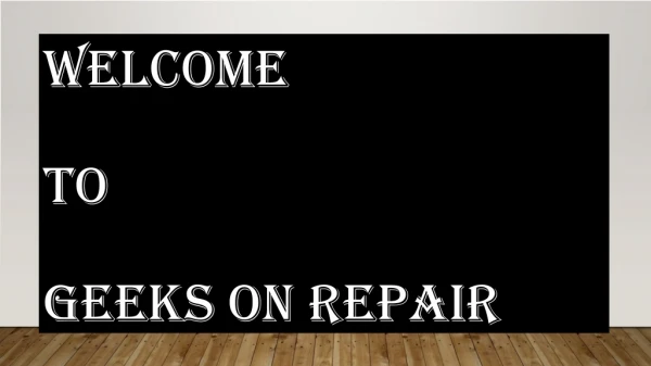 welcome