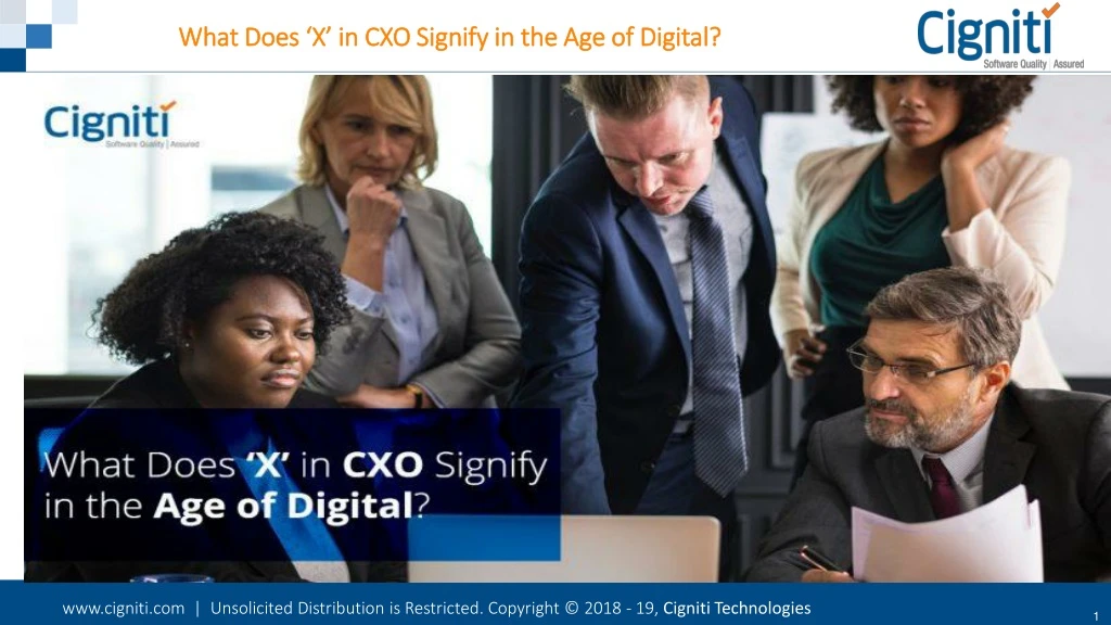 what does x in cxo signify in the age of digital