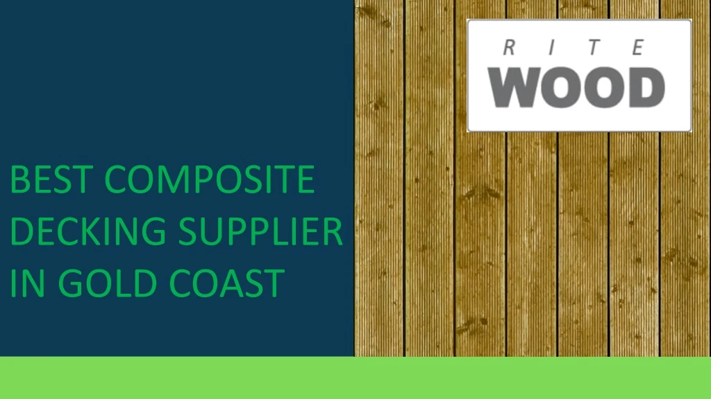 best composite decking supplier in gold coast