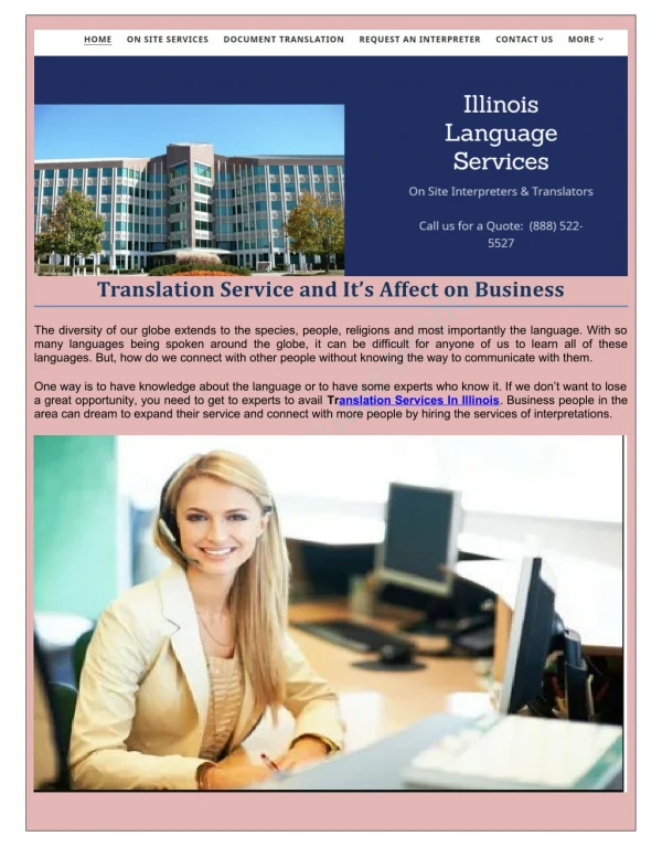 Translation Service and It’s Affect on Business