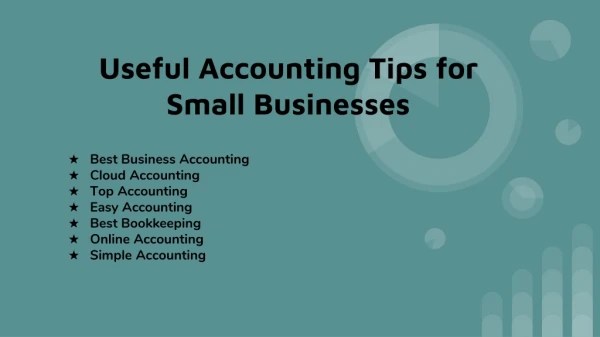 Useful Accounting Tips for Small Businesses