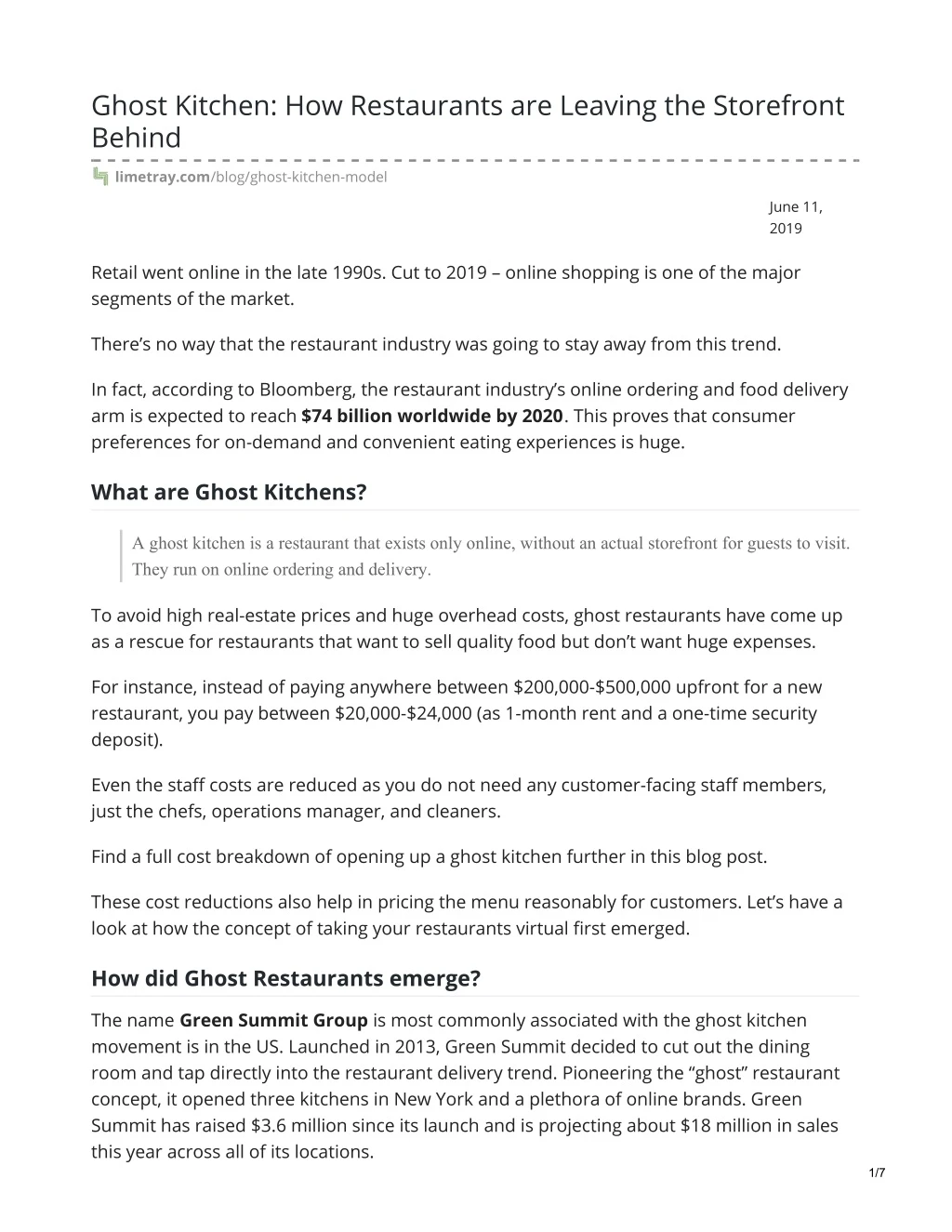 ghost kitchen how restaurants are leaving