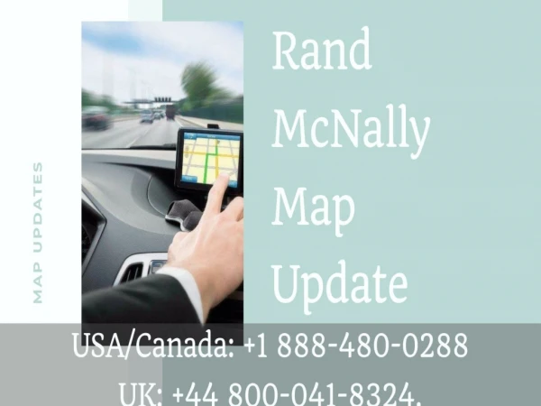 Rand McNally lifetime map updates available 1 888-480-0288