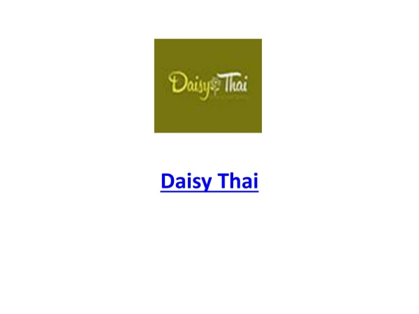 15% Off - Daisy Thai-Springwood - Order Food Online