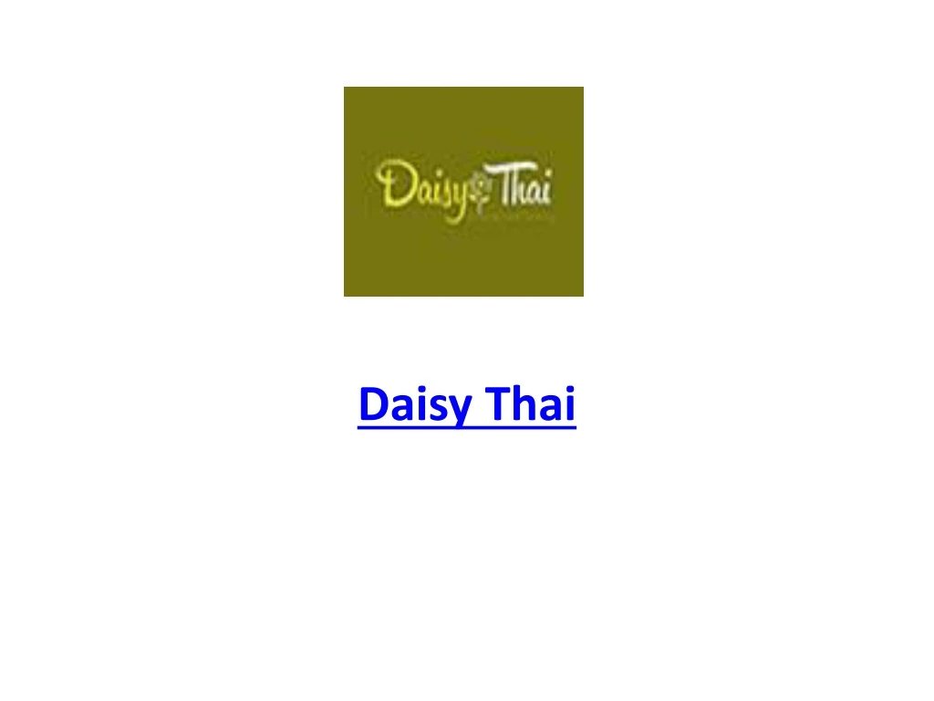 daisy thai