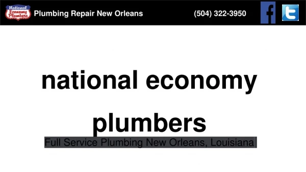 The plumbing repair service New Orleans