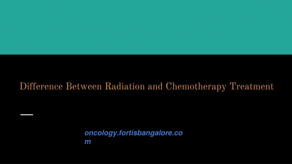 Top Radiation Therapy for Cancer in Bangalore