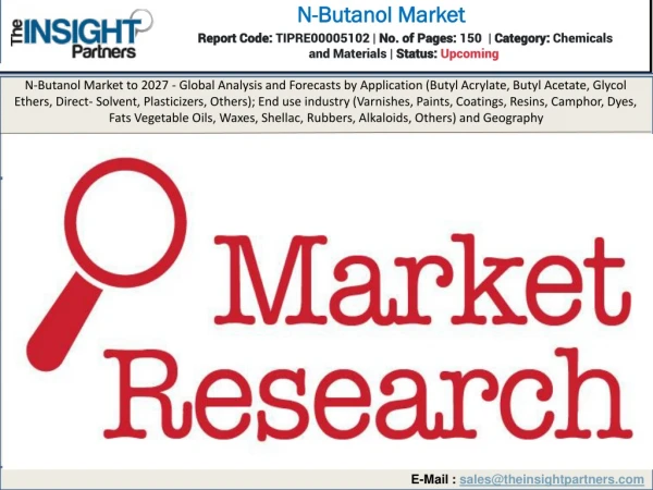 N-Butanol Market 2019-2027