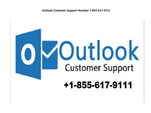 Outlook Technical Phone Number 1-855-617-9111