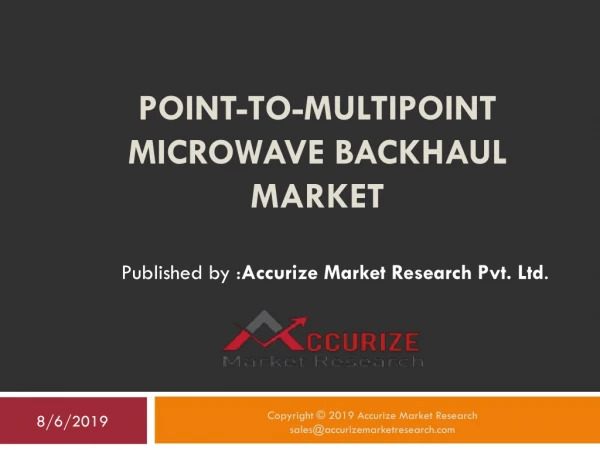 Point-to-Multipoint Microwave Backhaul Market