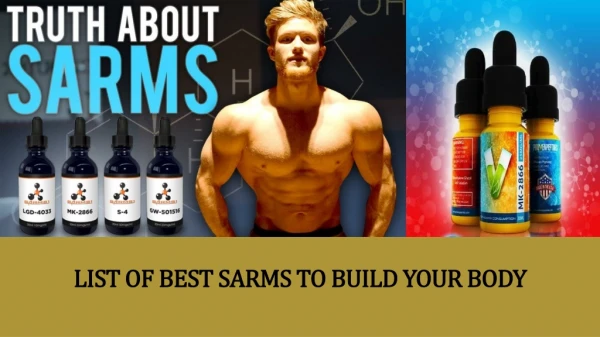 List Of Best SARMs To Build Your Body