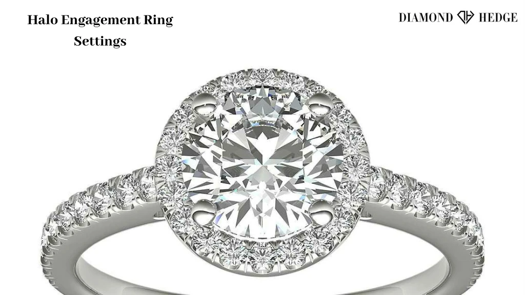 halo engagement ring settings