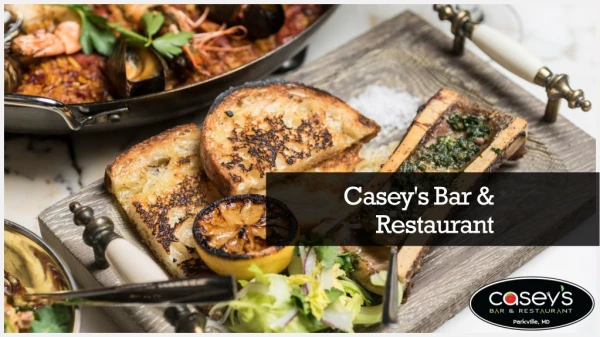 Choose Party food appetizers at Caseys Bar and Restaurant