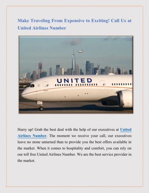 United Airlines Number