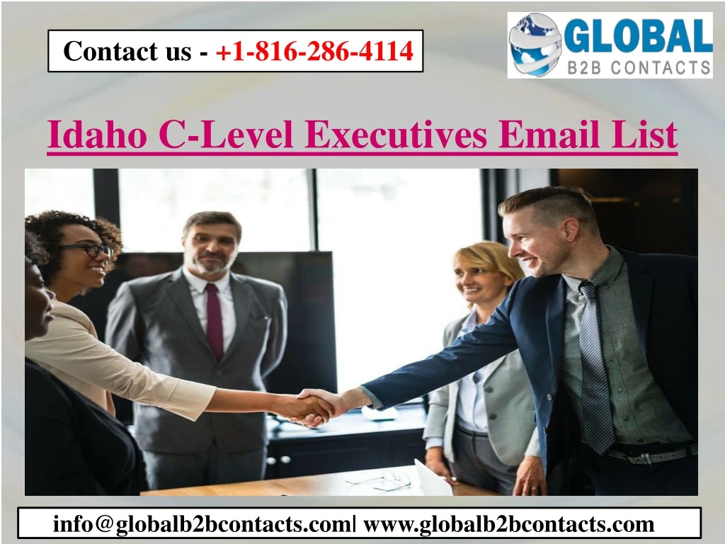 idaho c level executives email list
