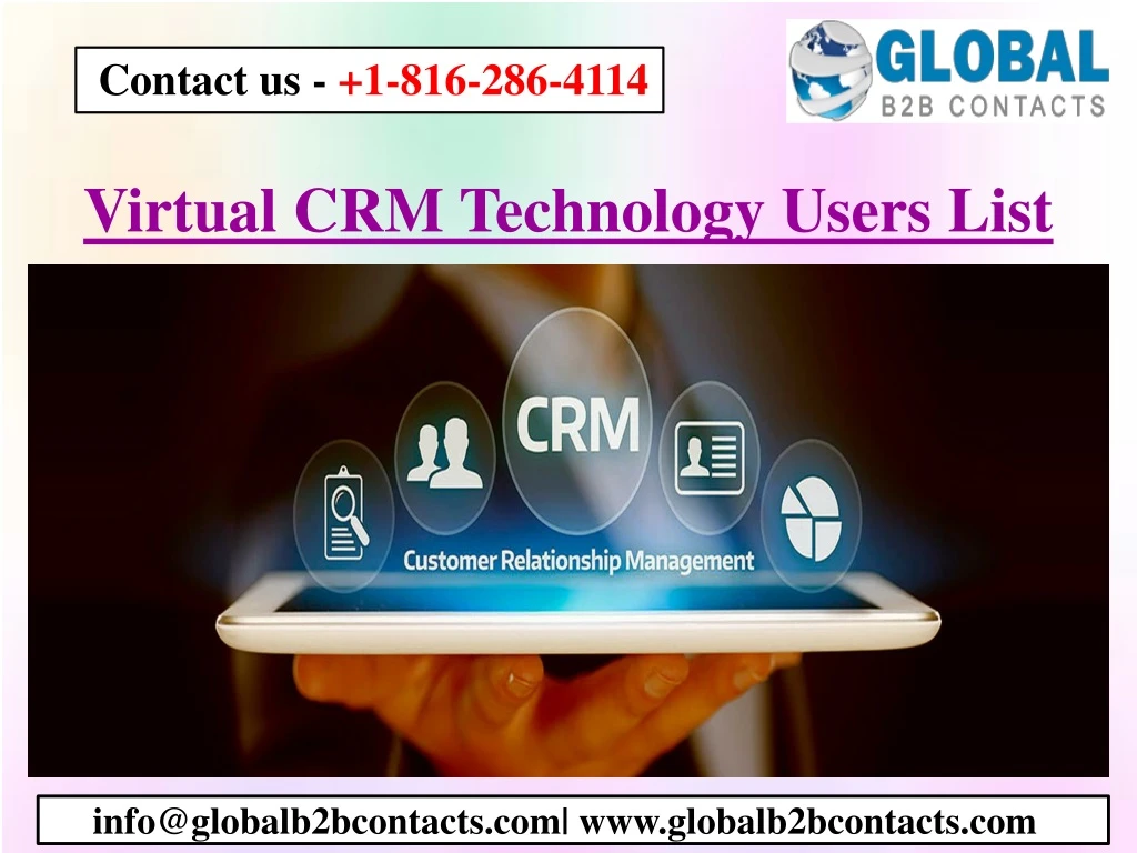 virtual crm technology users list