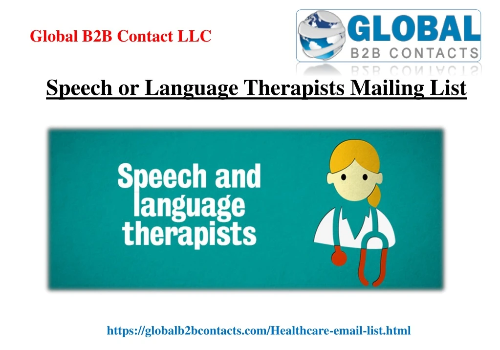 speech or language therapists mailing list