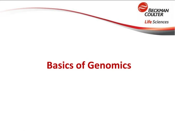 Basics of Genomics