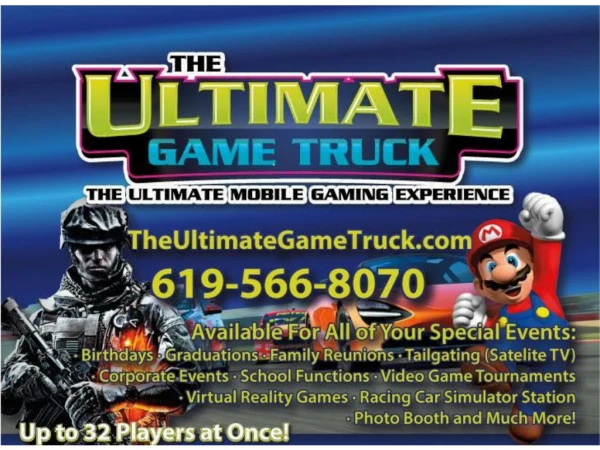 Extreme Game Truck San Diego | Out of Control Gaming