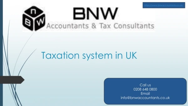 Taxtation Firm in UK