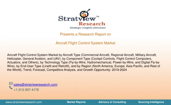 Aircraft Flight Control System Market | Trends & Forecast upto 2024