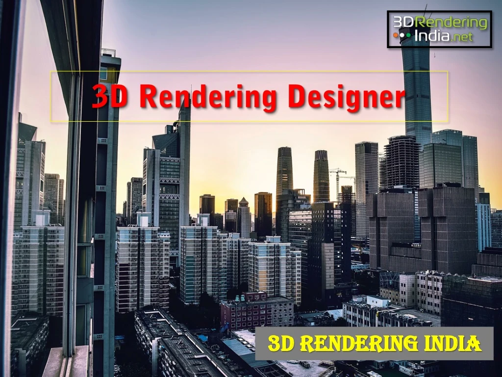 3d rendering designer