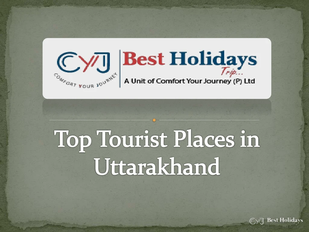 top tourist places in uttarakhand
