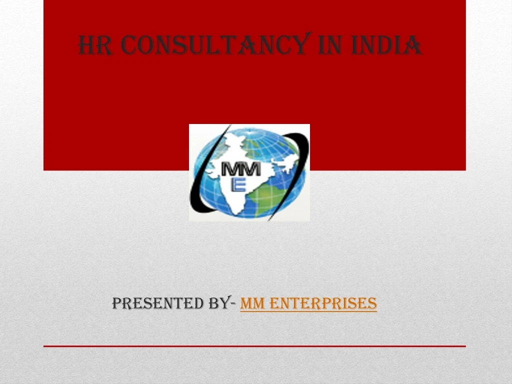 hr consultancy in india