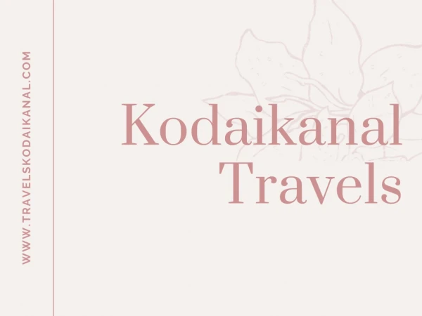 Affordable Travels in Kodaikanal