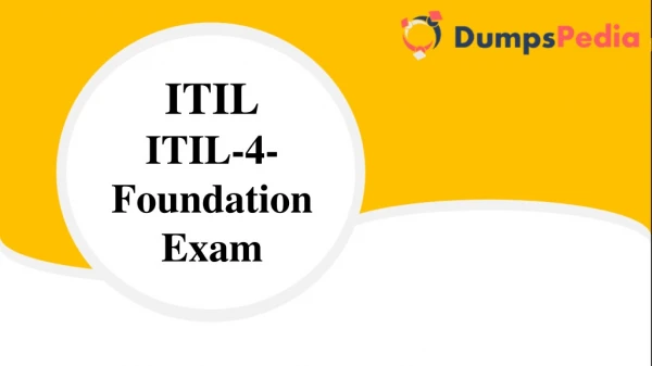 PPT - Fully Online ITIL 4 Foundation Exam Prep Course PowerPoint ...