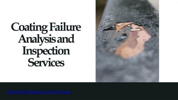 Coating Failure Analysis and Inspection Services