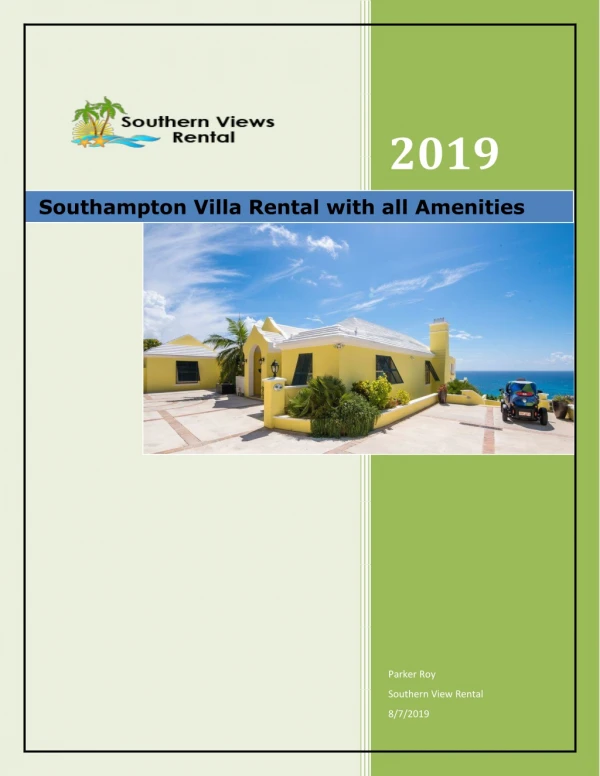 Southampton Villa Rental with all Amenities
