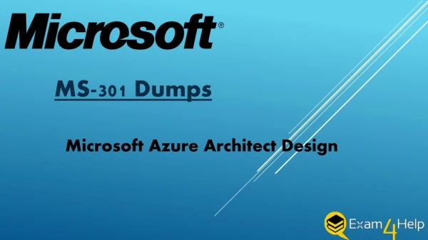 Microsoft MS-301 Dumps PDF ~ 100% Brilliant Results