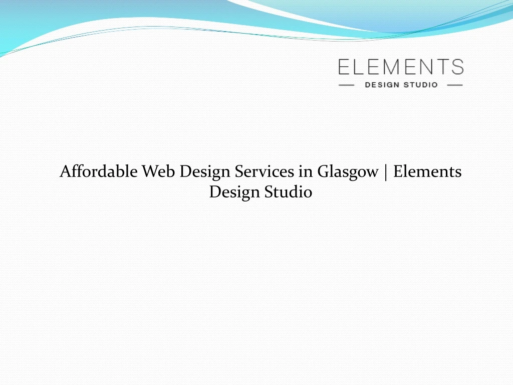 affordable web d esign s ervices in glasgow