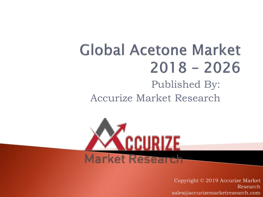 global acetone market 2018 2026