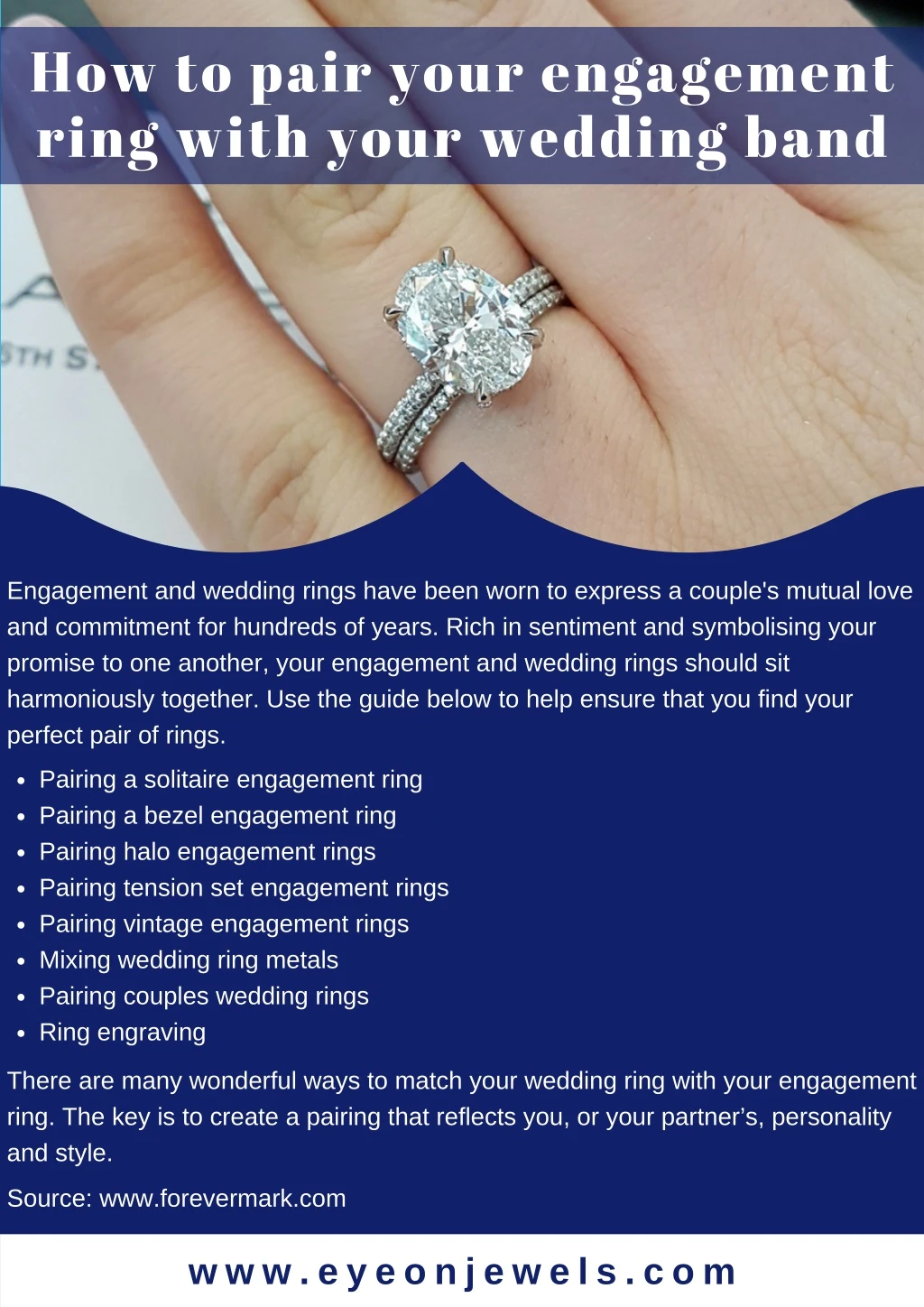 how to pair your engagement ring with your