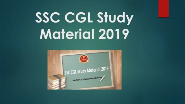 SSC CGL Study Material 2019 | Tier 2 Exam Previous Year Papers, Books