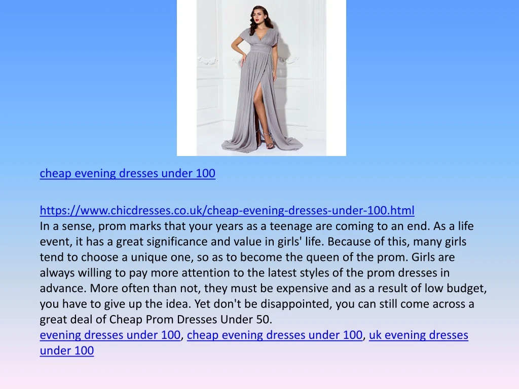 cheap evening dresses under 100 https