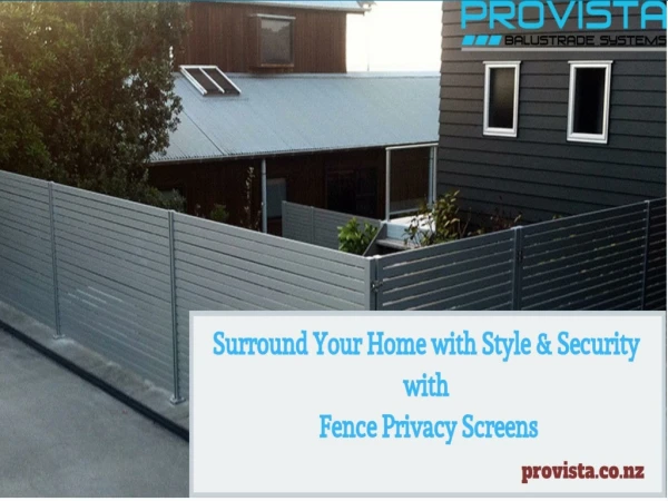 Surround Your Home with Style & Security with Fence Privacy Screens