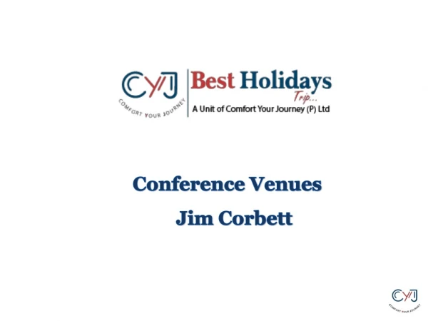 Conference venues near Jim Corbett | Conference halls in Jim Corbett