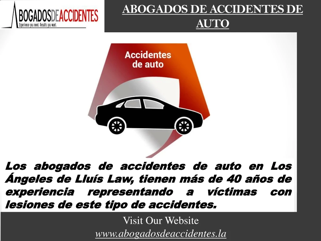 abogados de accidentes de auto
