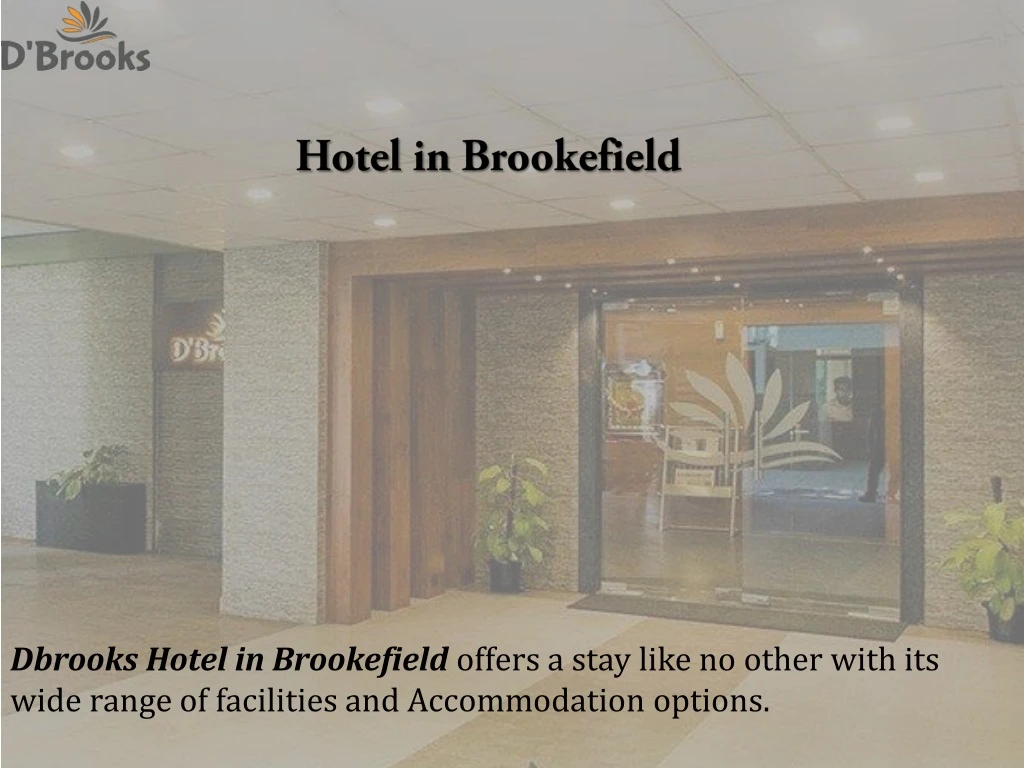 hotel in brookefield