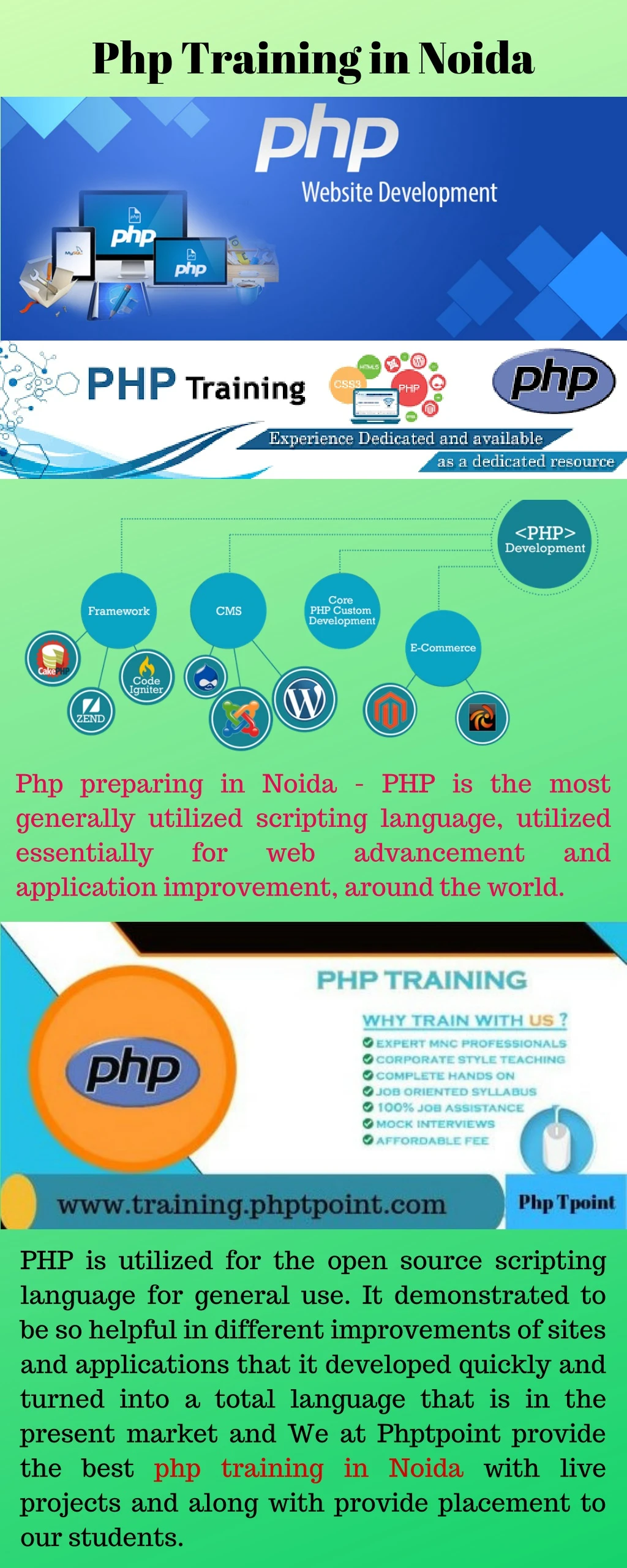 php training in noida