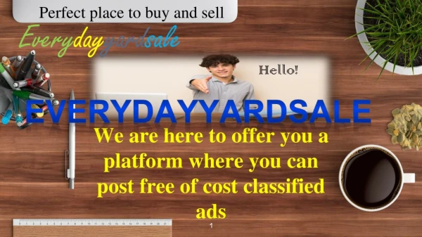 Free of cost ads post for selling products online