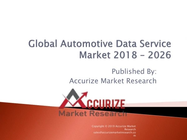 Global Automotive Data Service Market