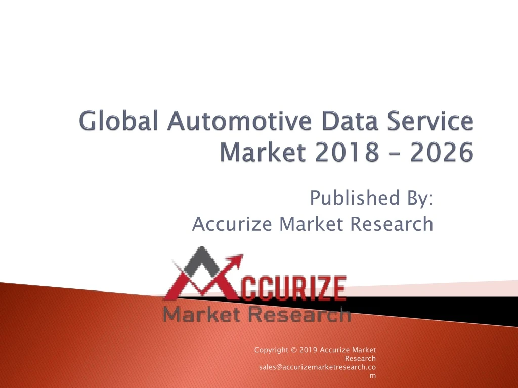 global automotive data service market 2018 2026