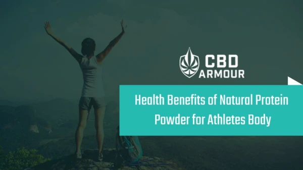 Vegan Hemp Protein Powder for Athletes Body