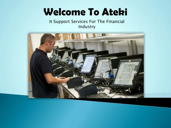 It Support Services For The Financial Industry