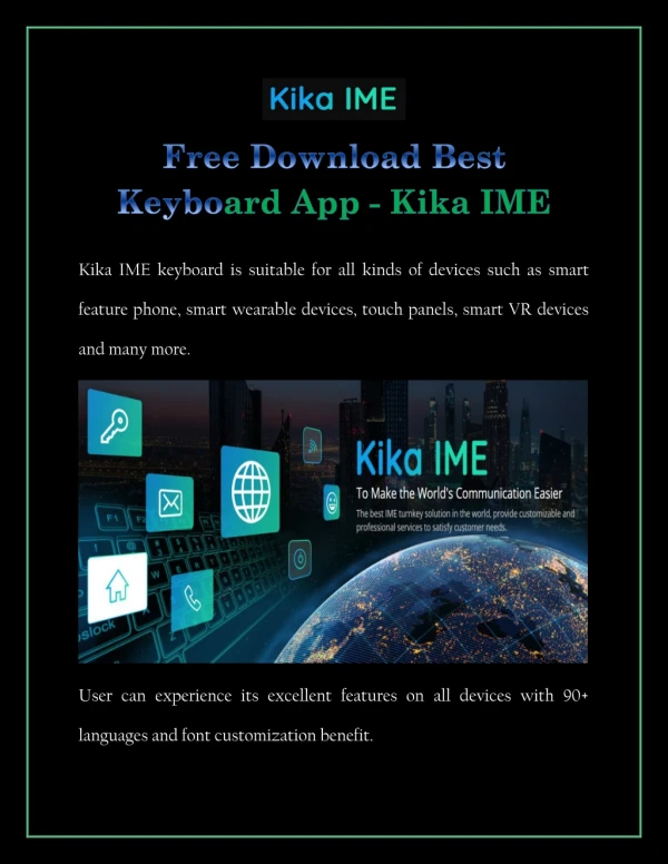 Free Download Best Keyboard App - Kika IME Services