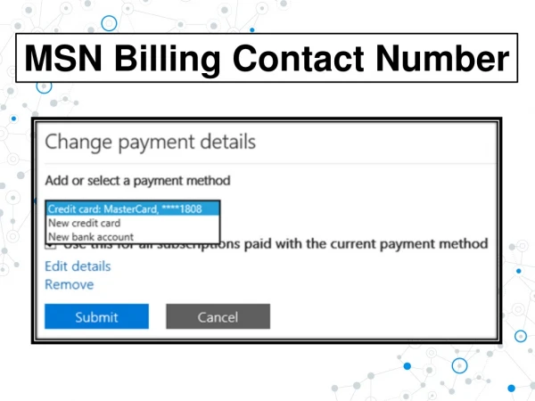 msn billing contact number